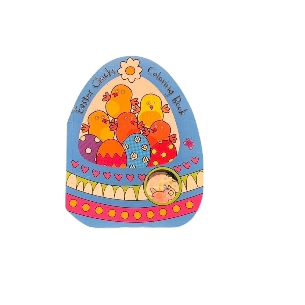 Easter Chicks Coloring Book with Stickers Make‎ Believe Ideas Egg Shaped Kids